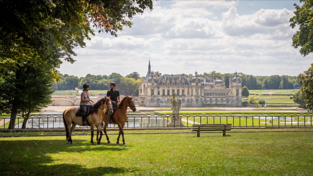 Balade à Cheval en Amoureux à Chantilly.